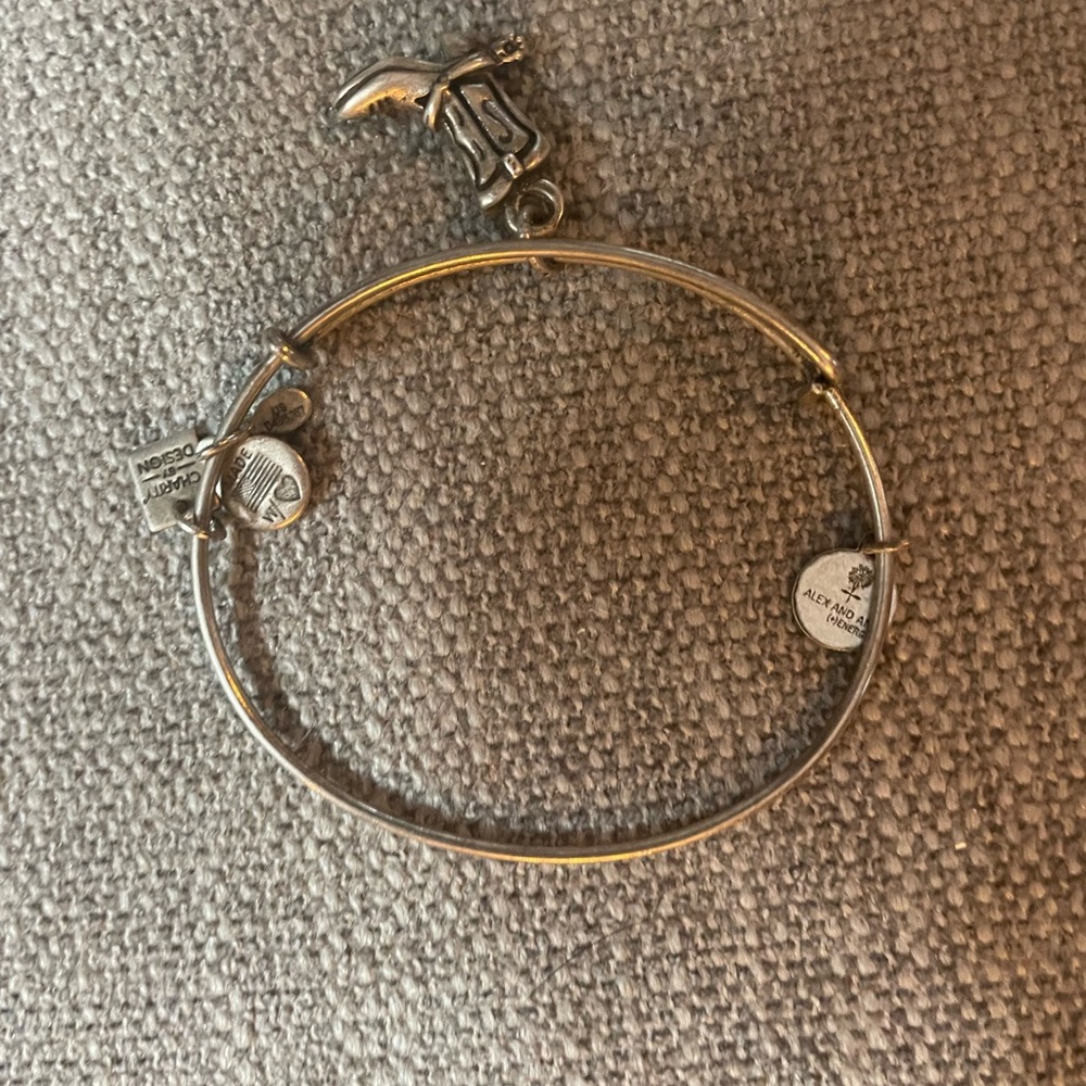 Alex and Ani cowboy boot bracelet